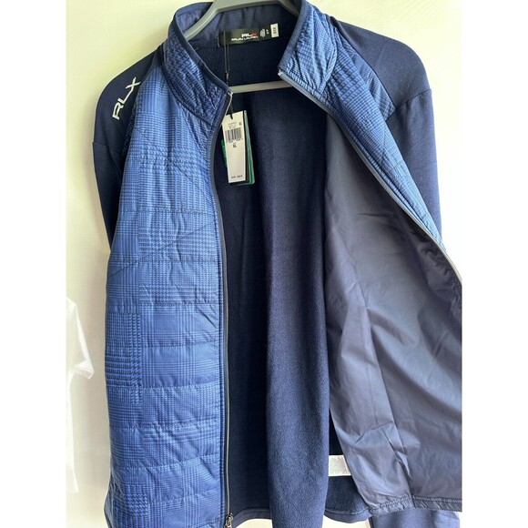 NWT $268 RLX RALPH LAUREN MEN'S GOLF SWEATER TOP XL HYBRID MOCK NECK FULL ZIP ne - Picture 12 of 13